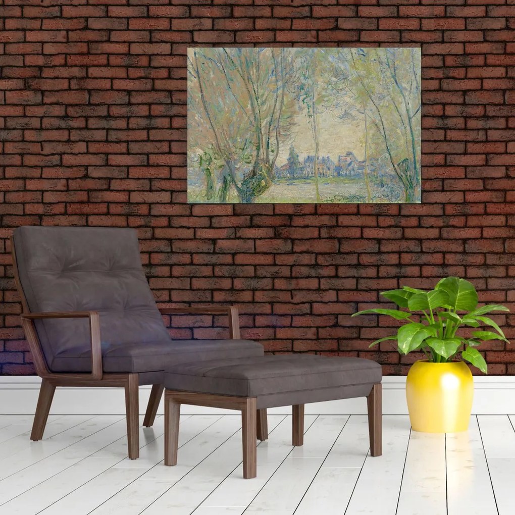 Tablou - Claude Monet, Woman Seated under the Willows, reproducere (90x60 cm)