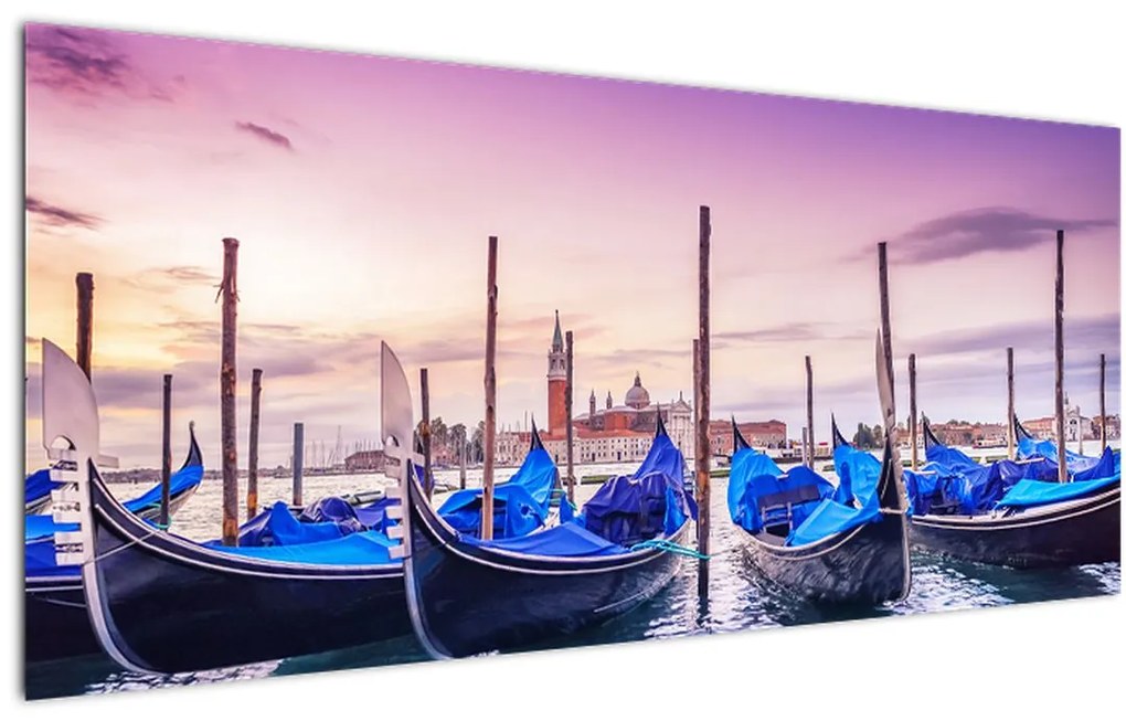 Tablou - Zorii în Veneția (120x50 cm)