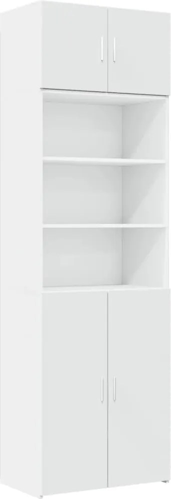 vidaXL Dulap de depozitare, alb, 70x42,5x225 cm, lemn prelucrat