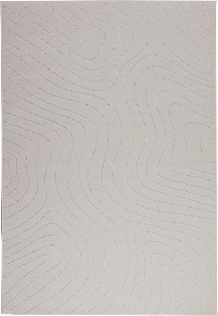 vidaXL Covoare de zonă PALMERAS Crem 200 x 140 cm Poliester