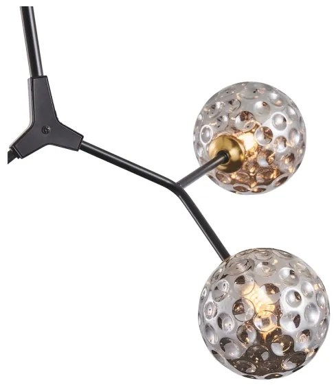 Lustră pe tijă 3xG9/15W/230V gri