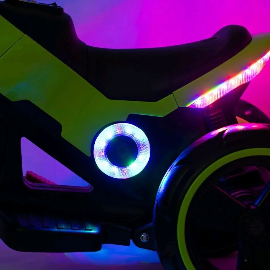 Motocicletă electrică pentru copii Baby Mix Policealbastră, 100 x 50 x 61 cm