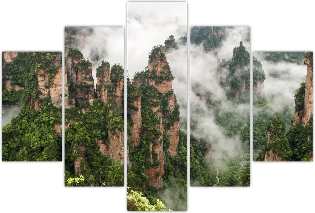 Tablou - Parcul Național Zhangjiajie, China (150x105 cm)