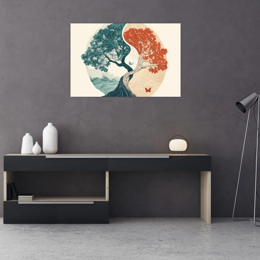 Tablou – Arbore plin de energie (90x60 cm)