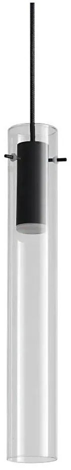 Lustră LED pe cablu Ideal Lux FLAM LED/10W/230V d. 6 cm CRI 90 transparent