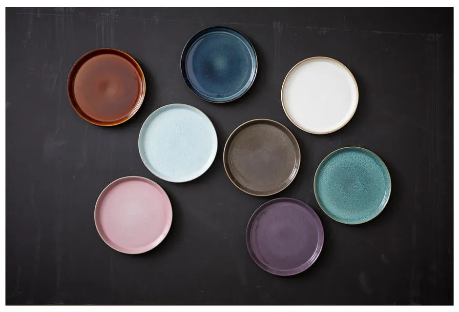 Farfurie neagră/chihlimbar din gresie ø 27 cm Gastro Black/Amber – Bitz