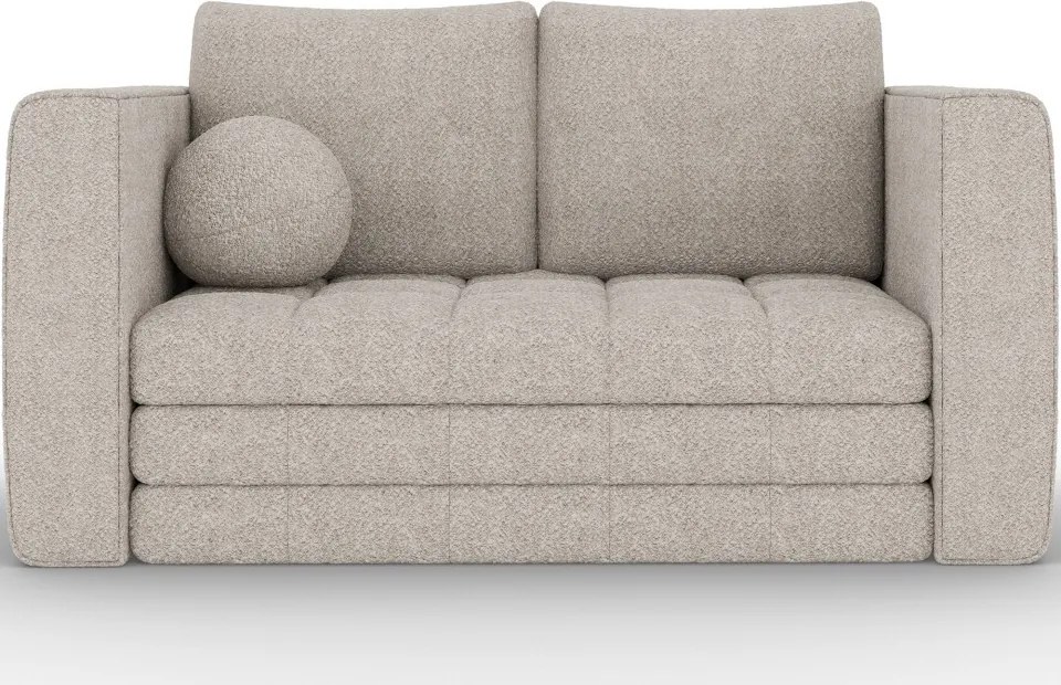 Canapea Kastol , beige bouclé extensibil, 137x71x74 cm – Royal 18