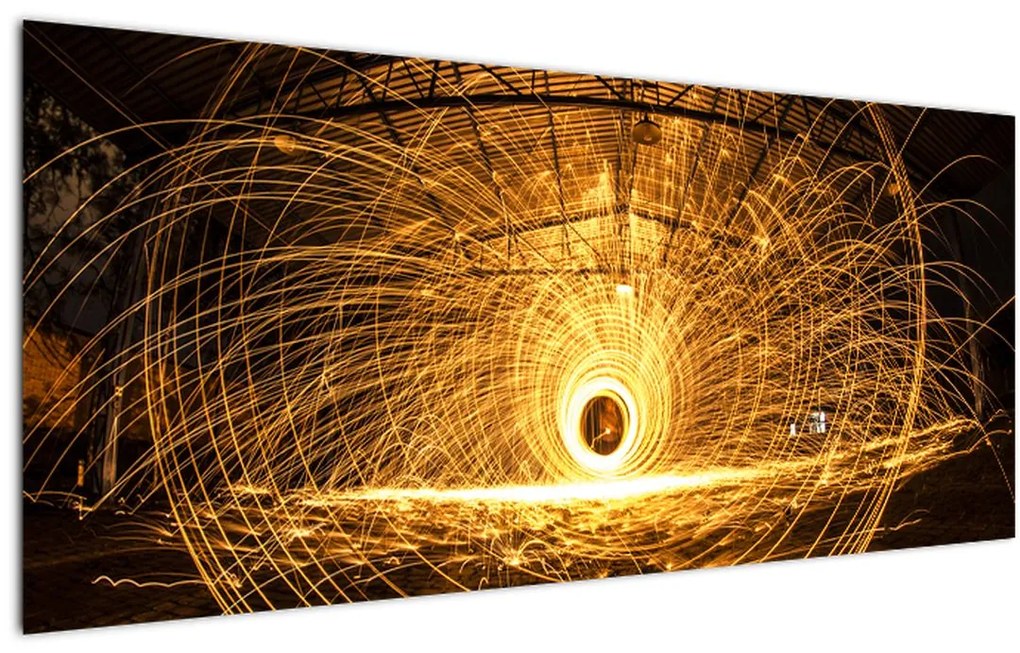 Tablou - Disc luminos (120x50 cm)