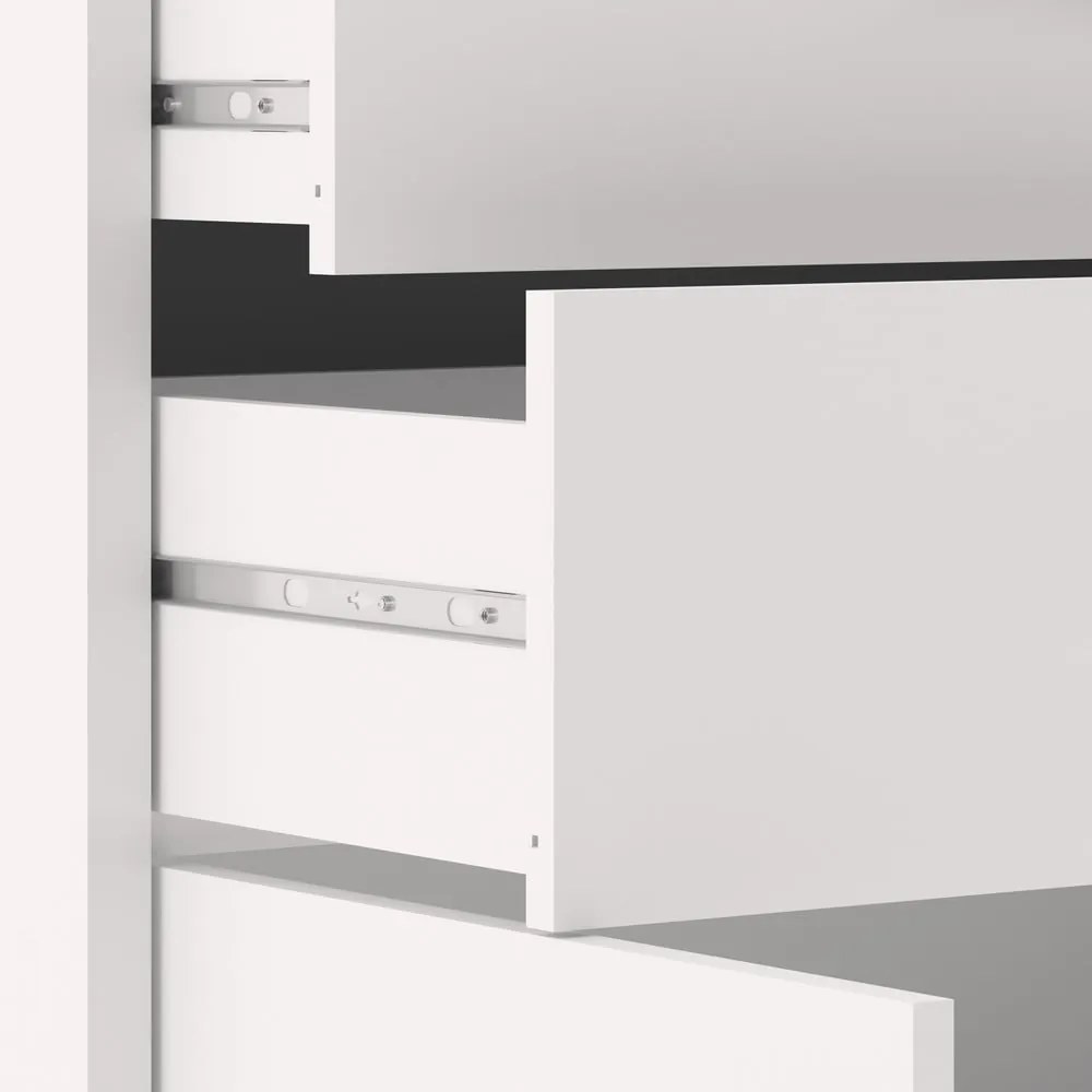 Bibliotecă modulară albă 89x113 cm Prima – Tvilum