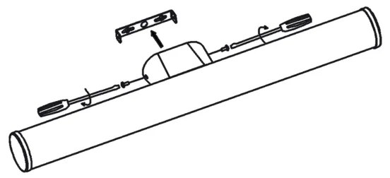 Aplică LED pentru oglindă de baie Top Light MADEIRA LED/15W/230V 60 cm IP44