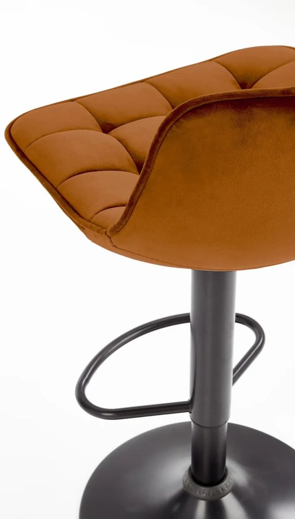 Scaun de bar H95 velvet cinnamon