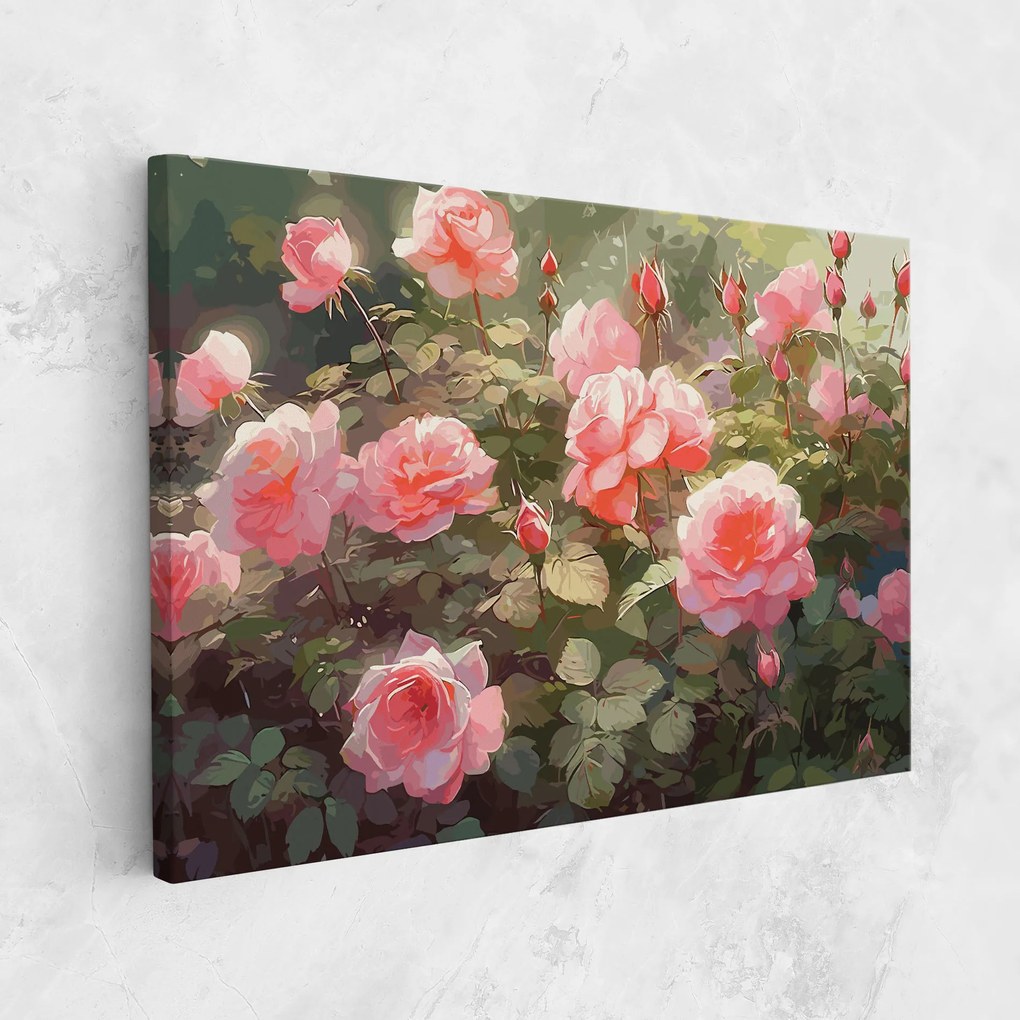 Tablou Canvas, 30x40cm, Dormitor si Living, Flori, Trandafiri, Wild Roses