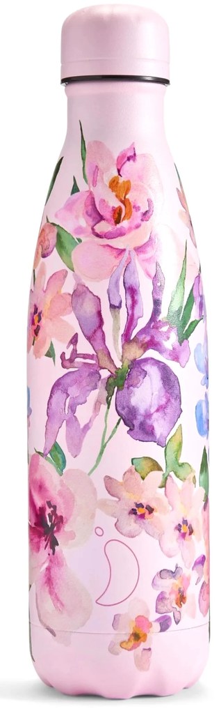 Sticla termos Chilly's Bottles - Sorbet Petals 500 ml, ediție florală/originală