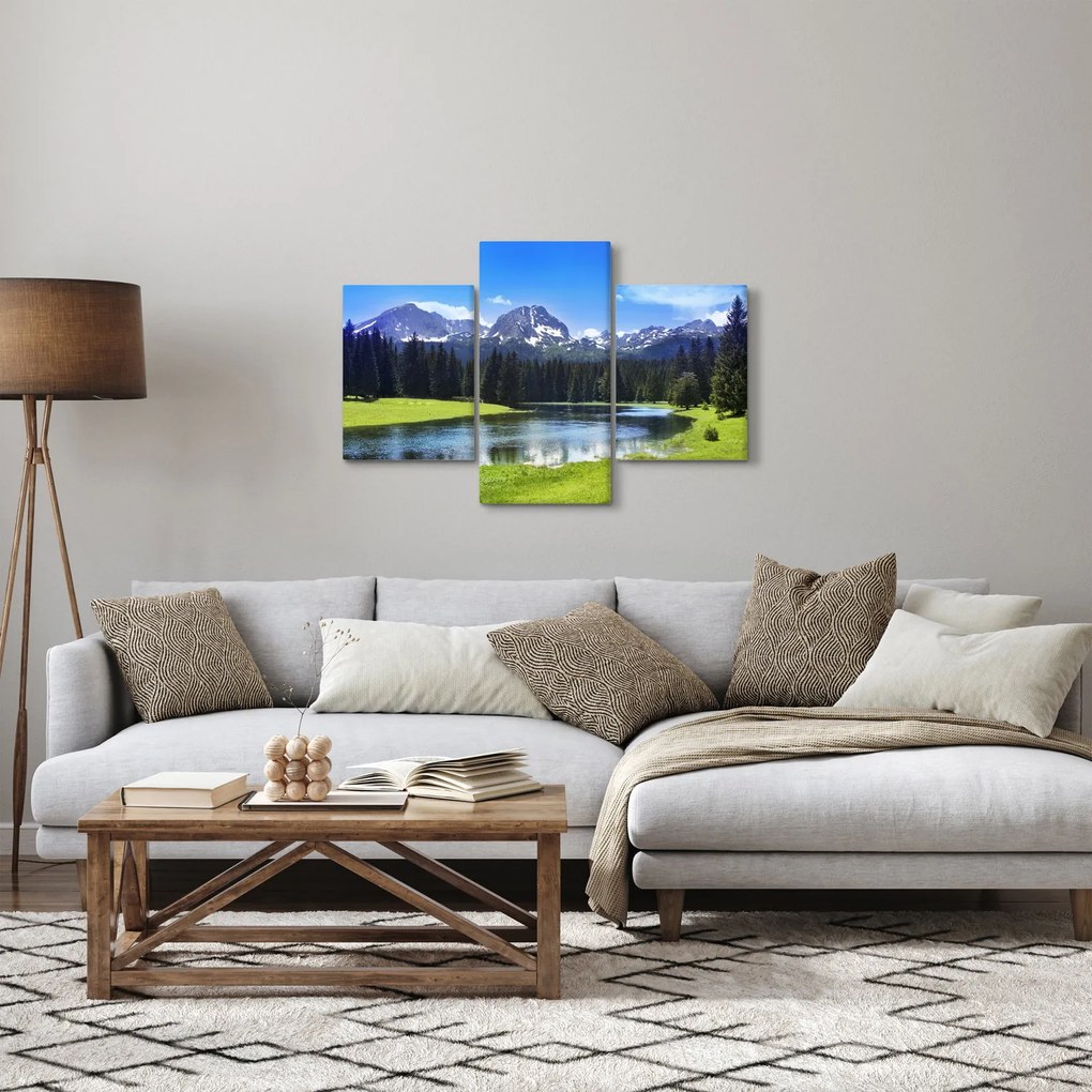 Tablou - vâfurile montane înzăpezite (90x60 cm)