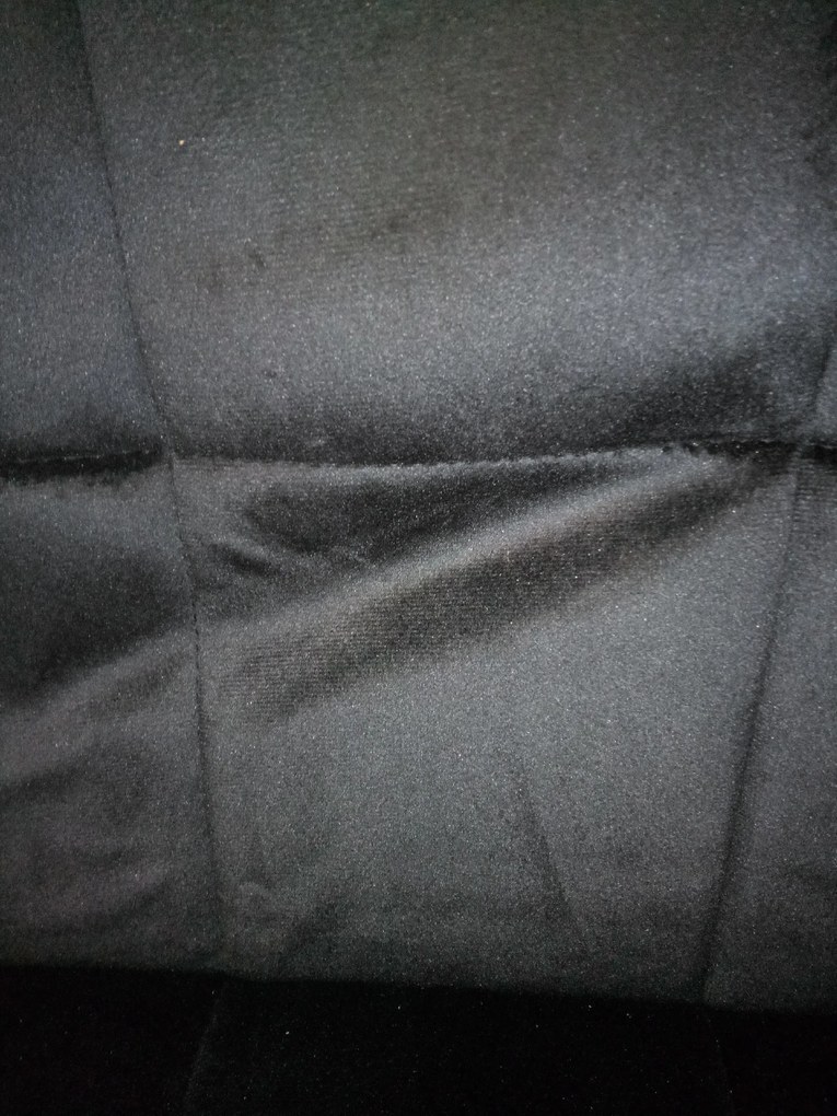 PROMO Scaun de bar negru PROT VELVET cu picior negru II. calitate