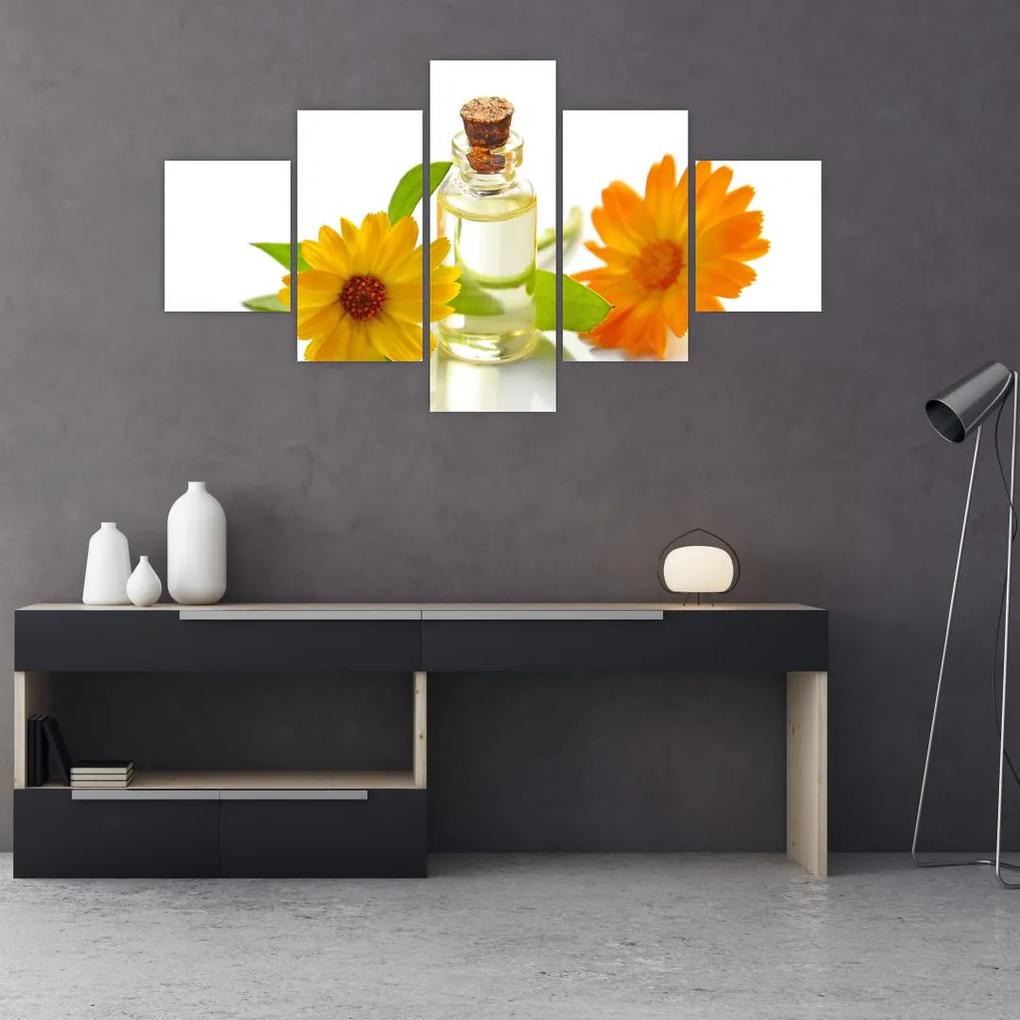Tablou cu ulei de flori (125x70 cm), în 40 de alte dimensiuni noi