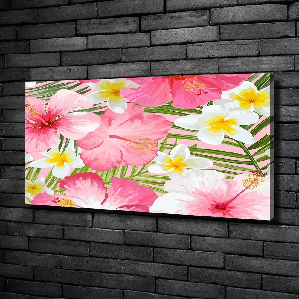 Pictură pe pânză Flori tropicale