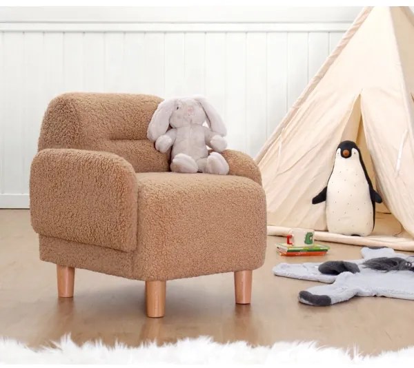 Fotoliu pentru copii LORY, maro