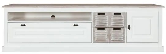 Set Living Cortina Alb Si Miere, 320 Cm