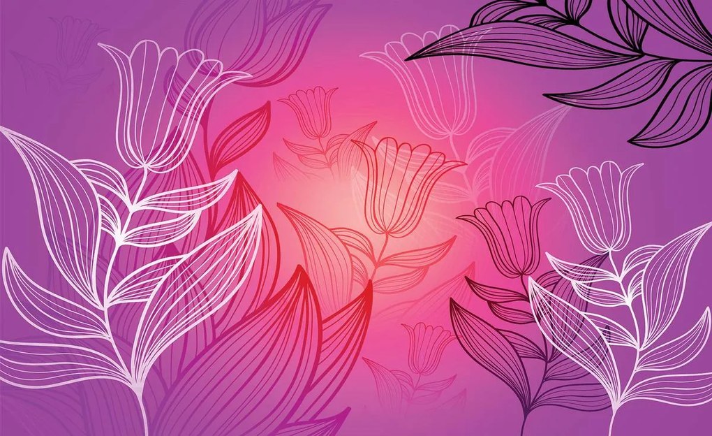 Fototapet - Flori (254x184 cm)