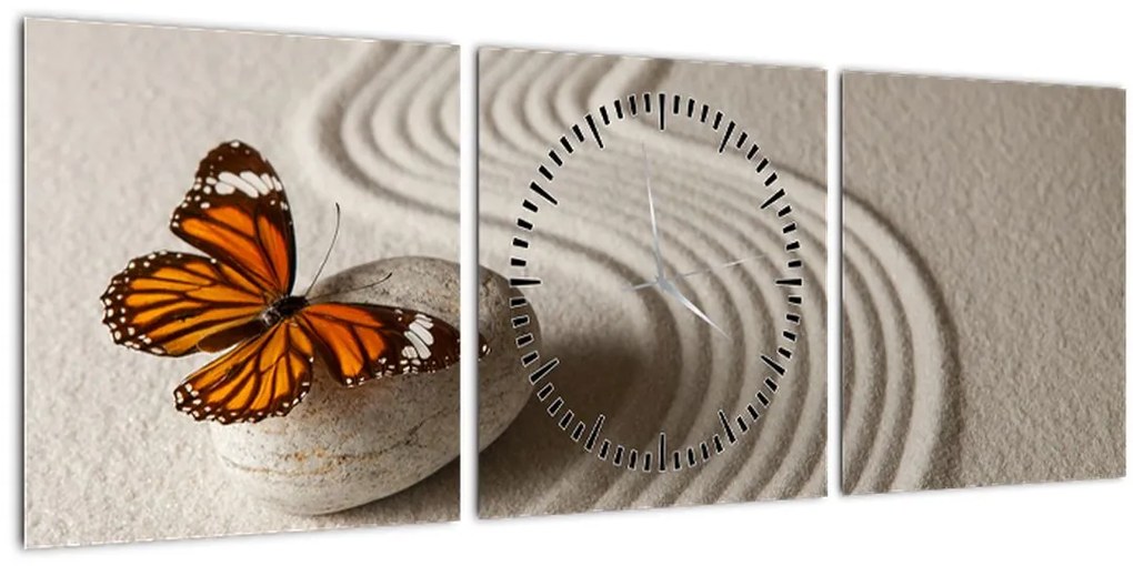 Tablou - Liniște în suflet (cu ceas) (90x30 cm)