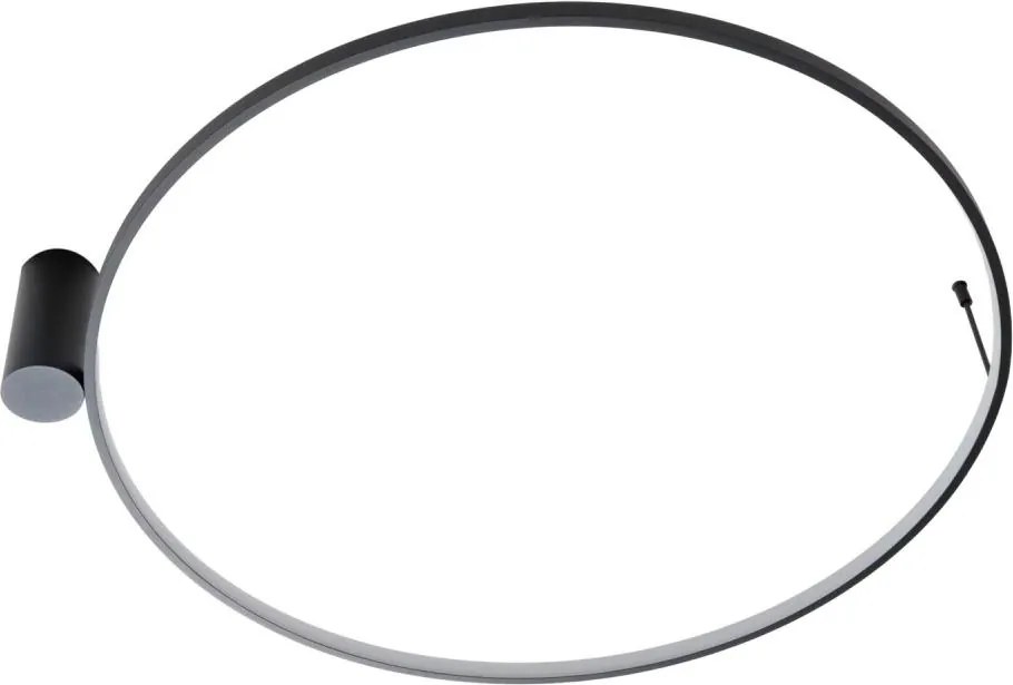 MAXLIGHT W0437 - Plafonieră LED VISUAL pentru baie LED/28W/230V 80 cm IP44 negru