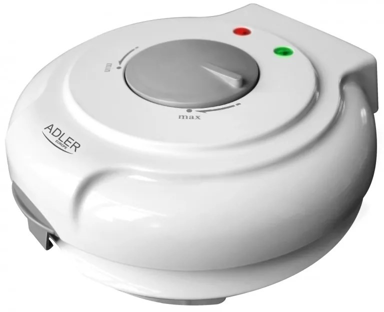 Aparat de gofre in forma de con (inghetata) Adler AD 3038, 1500W, Acoperire antiaderența, 18 cm, Alb