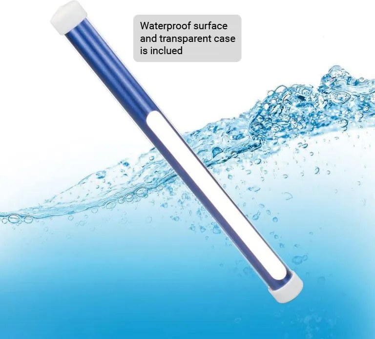 Garthen LED lampă de camping, impermeabil, albastru, 30 cm