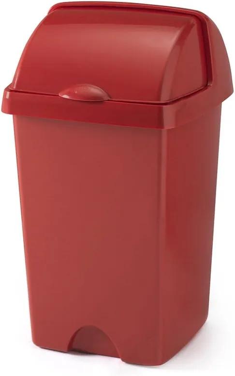 Coș de gunoi Addis Roll Top, 31 x 30 x 52,5 cm, roșu