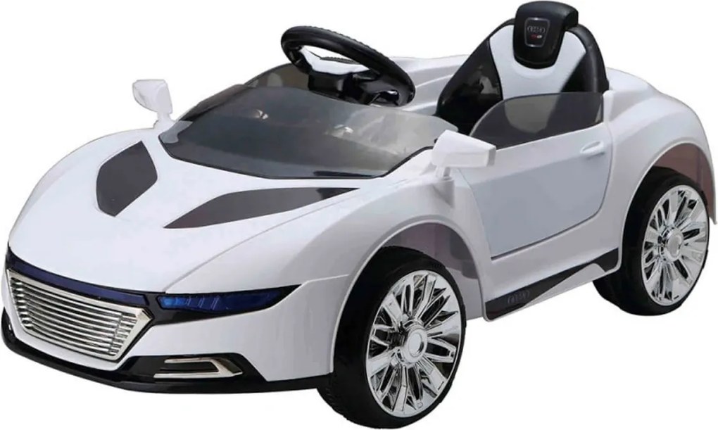 Masinuta Electrica cu acumulator pentru copii NOVOKIDS™ NKA228 Sport Racer , Cu telecomanda, Melodii si lumini, 3-8 ani , Usi cu deschidere , Baterie