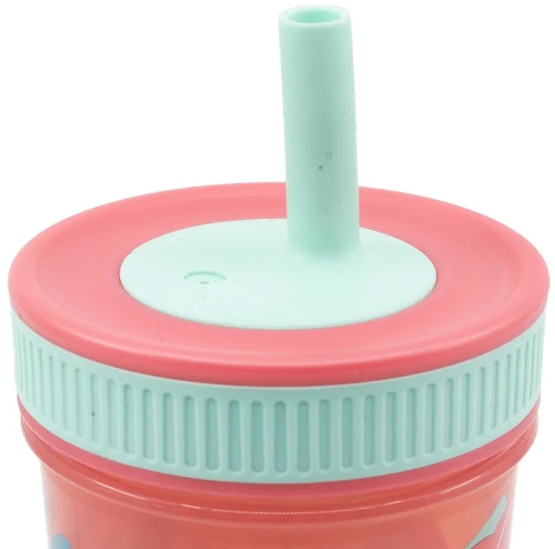 Disney Minnie Being More pahar cu pai de silicon 420 ml