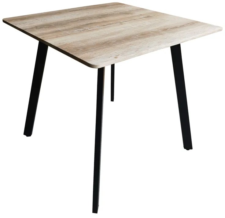 Masa Bucatarie/Dining Sergio MDF Stejar Sonoma 80x80x75cm