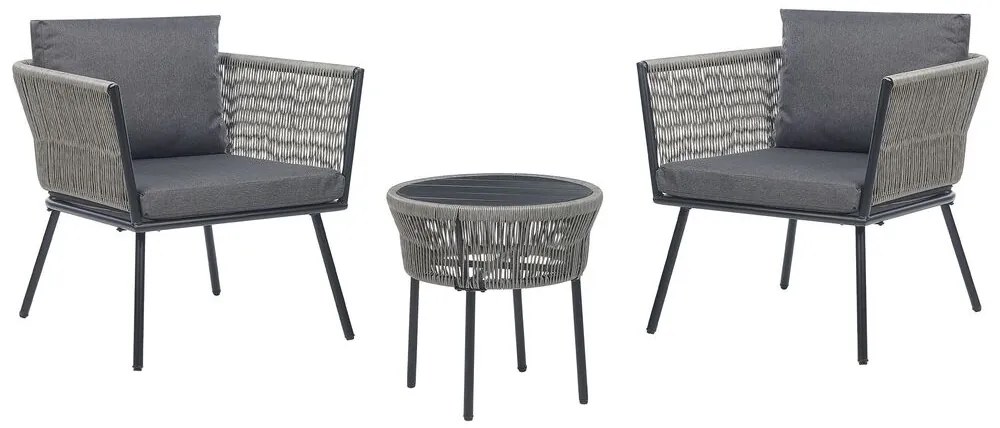 Set mobilier de grădină Gadiel (gri). 1079064