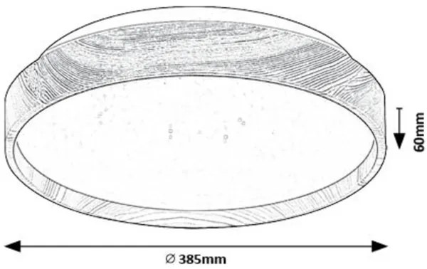 Plafonieră LED Rabalux 71144 LEANA LED/24W/230V 3000K d. 38 cm