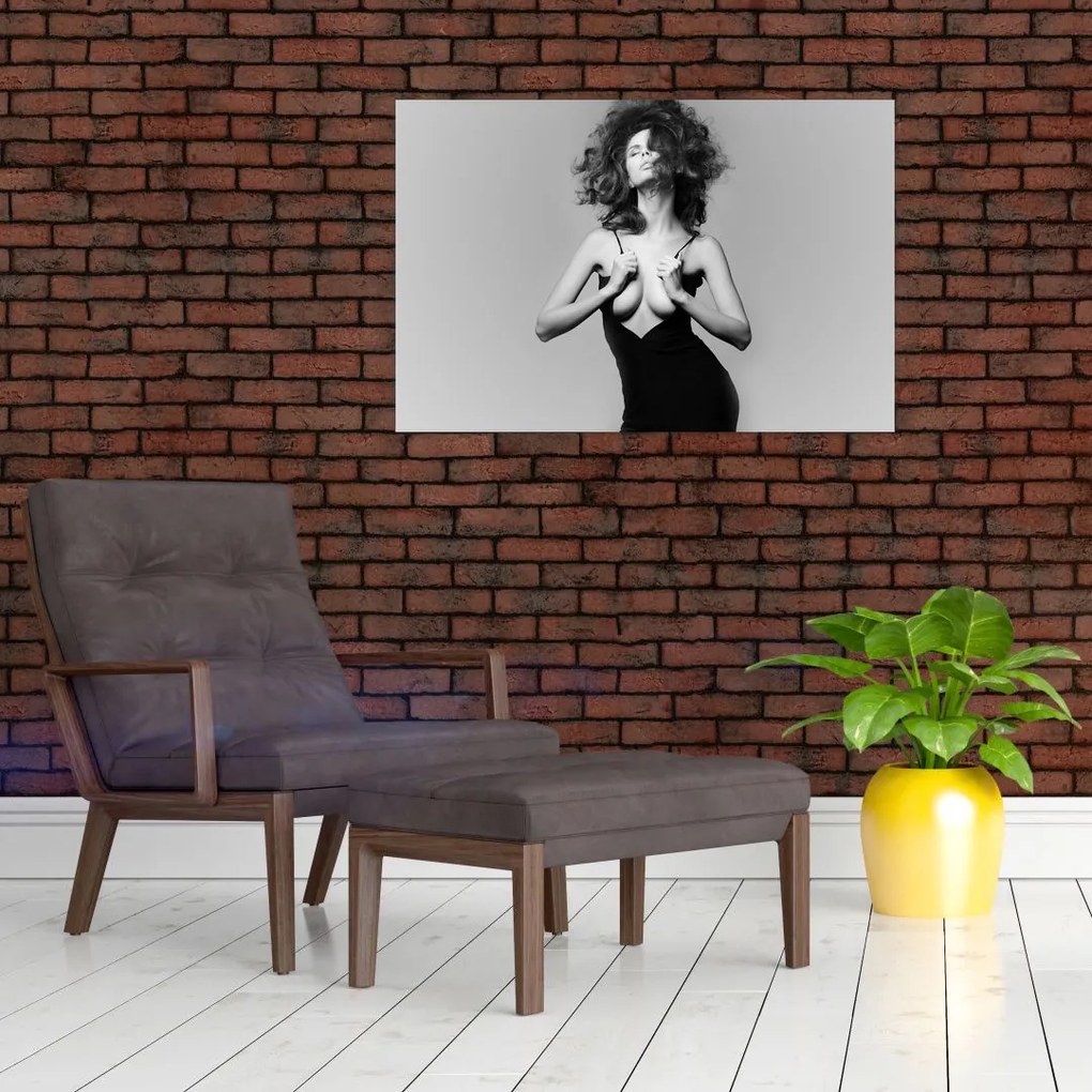 Tablou - Femeia în negru (90x60 cm)