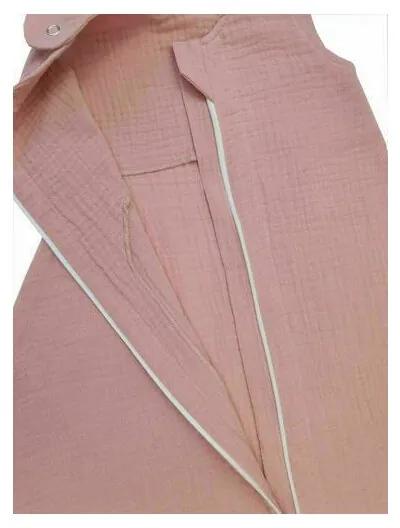 Kidsdecor - Sac de dormit din Muselina Blushing Pink 110 cm