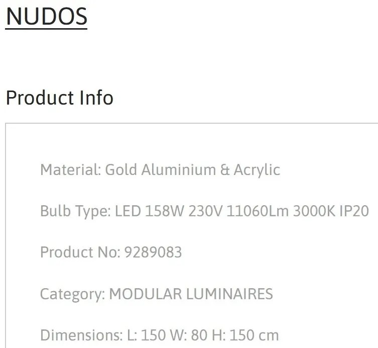 Lustra LED suspendata design modern NUDOS