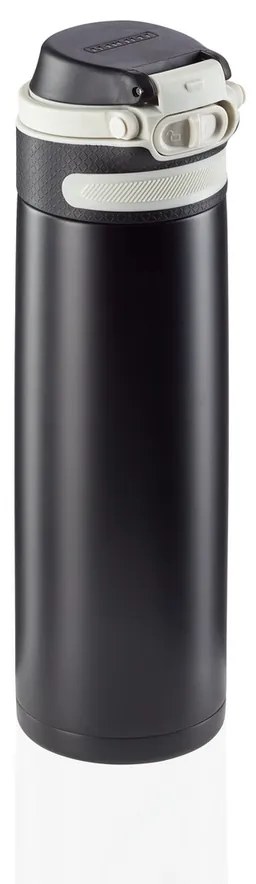 Termos Leifheit cu capac practic 600 ml, negru 03271