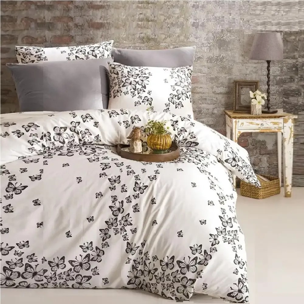 Set lenjerie de pat din bumbac pentru 1 persoane 160x220 cm