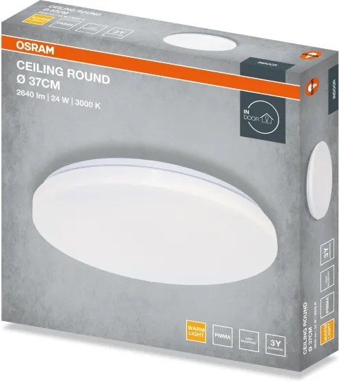 Osram - Plafonieră LED ROUND, 24W/230V, diametru 37 cm