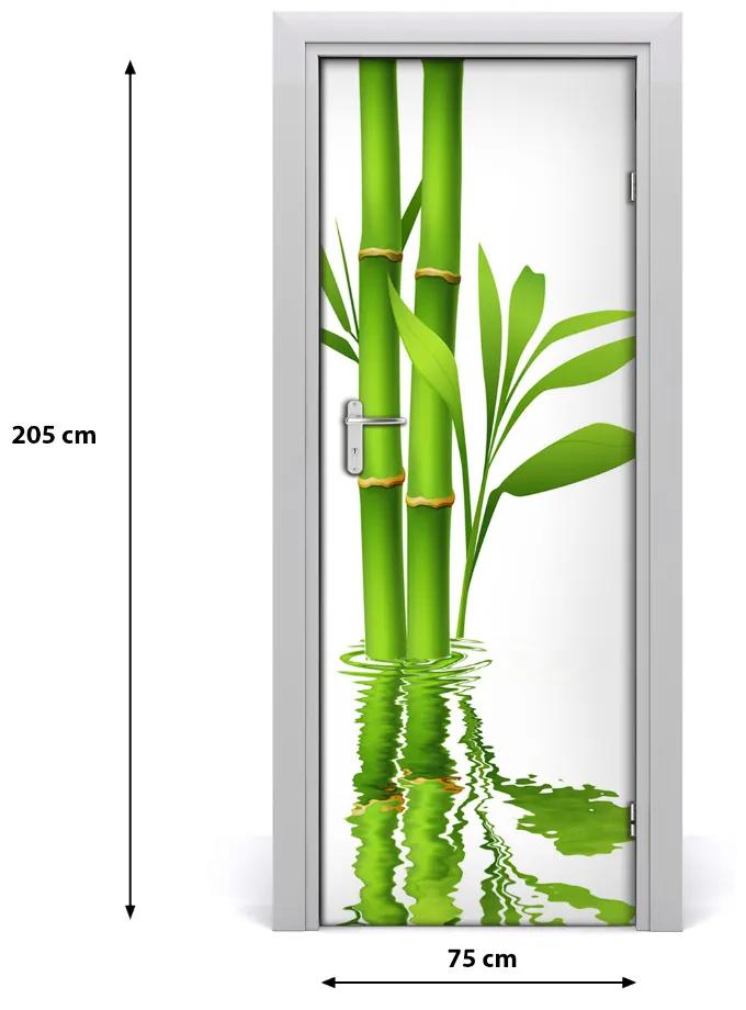 Autocolante pentru usi bambus perete