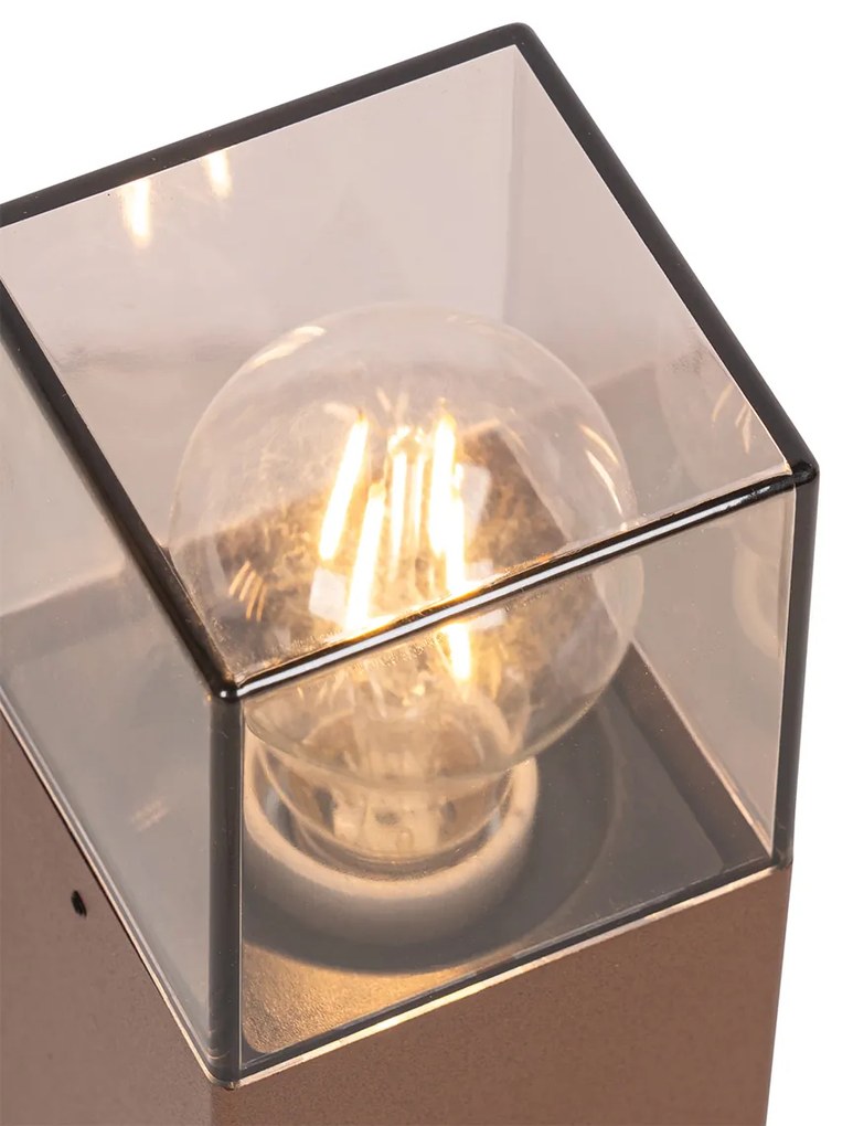 Lampă de podea industrială pentru exterior maro ruginiu 30 cm IP44 - Denmark