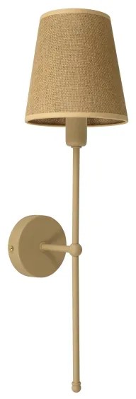 Aplica de perete MADELA 1xE14/40W/230V iută/bej