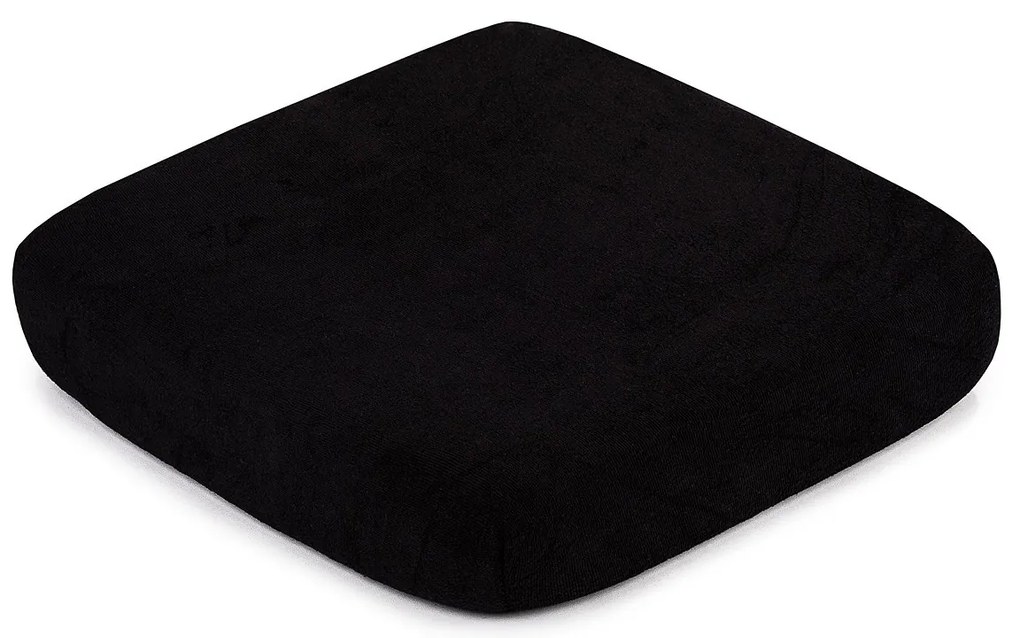 Cearsaf de pat 4Home, din frotir, negru, 180 x 200 cm, 180 x 200 cm