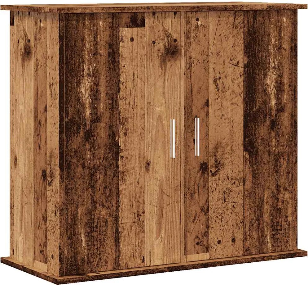 vidaXL Suport pentru acvariu, lemn vechi, 81x36x73 cm, lemn prelucrat