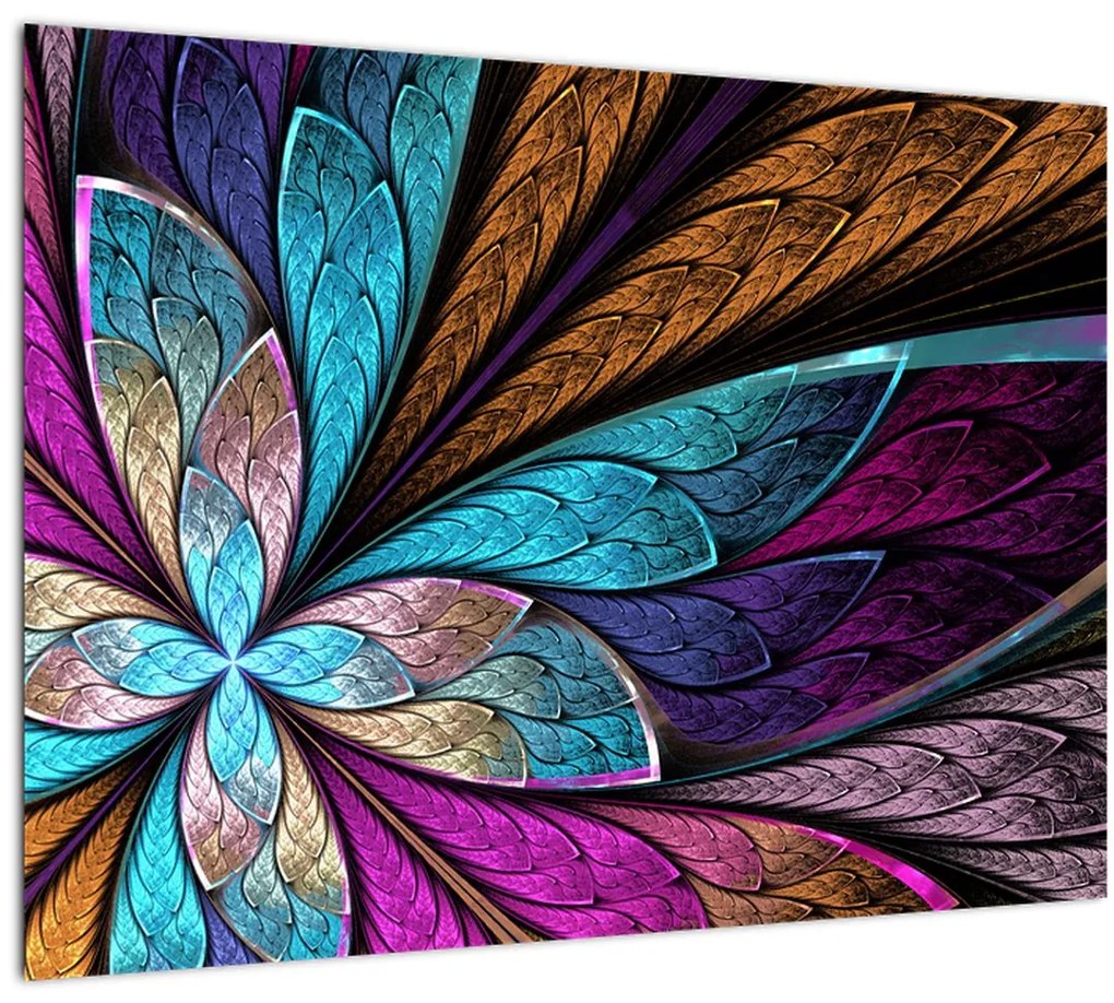 Tablou - Floare, abstracție (70x50 cm)