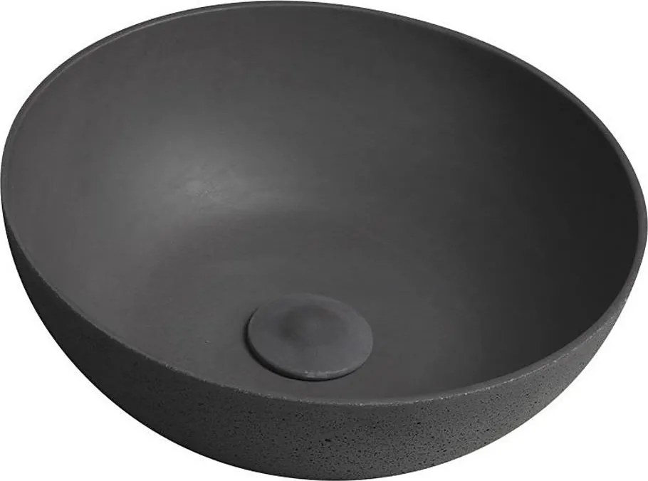 Sapho - Lavoar de blat FORMIGO, diametru 39 cm, beton/antracit