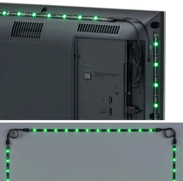 Brilo - Bandă LED RGBW reglabilă pentru TV 3m LED/2,5W/USB + DO