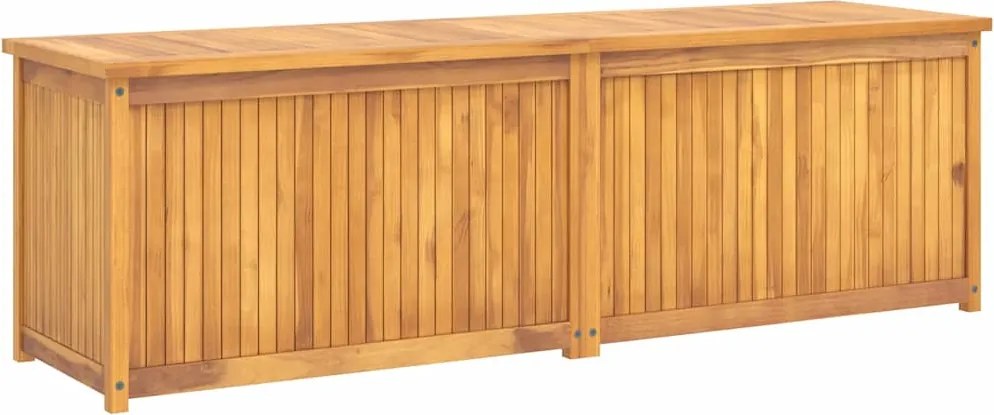 vidaXL Cutie de grădină, 175x50x55 cm, lemn masiv de tec