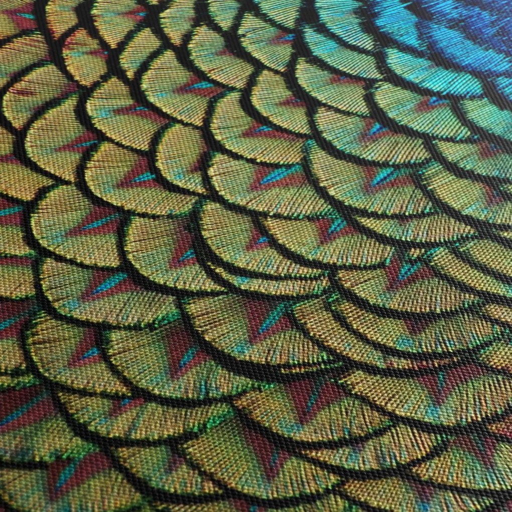 Tablou - Pene de păun (150x105 cm)